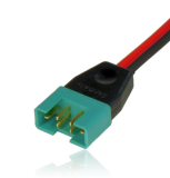 Konektor MPX (samec) s káblom 0,34mm2 / 20cm PowerBox