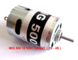 Motor MIG 500 TURBO 12V (2-4S)